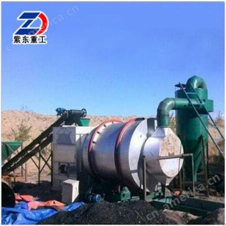 沙子烘干机生产线设备 新式三筒烘干机低热源时产3至50吨