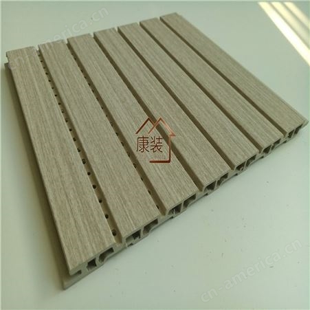 210*12竹木吸音板 木塑防水吸音板 厂家定制可做6米长度