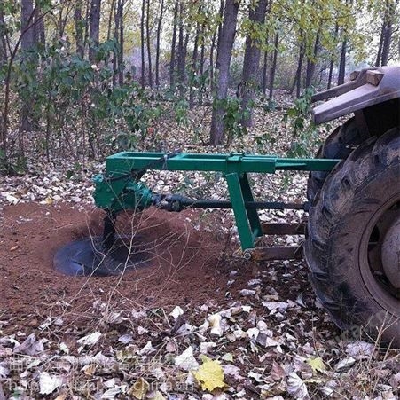 埋桩挖坑机 挖坑施肥机 悬挂式打坑机