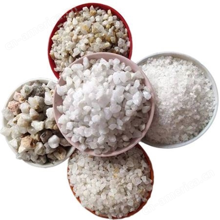 石英砂滤料 石英砂颗粒滤料 石英砂的颜色为乳白色或无色半透明状