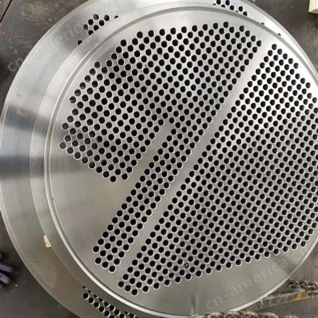 大口径不锈钢管板 压力容器管板 国标 非标管板定做 凯拓实力工厂