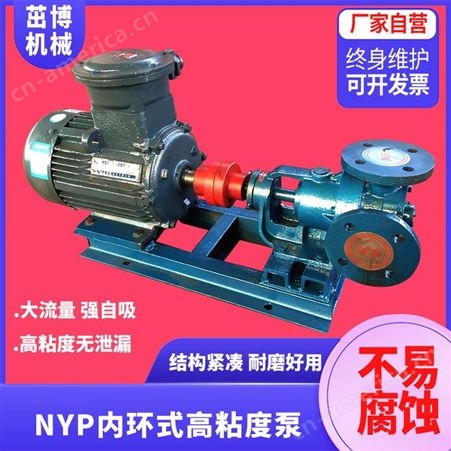 NYP160转子泵-粘指剂泵-高粘度泵-内啮合齿轮泵-内齿泵