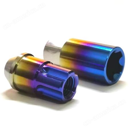 彩色阳极氧化钛螺丝 ta2 tc4材质 耐腐蚀钛螺栓 蓝鲸牌
