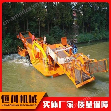 恒川 HC-69不锈钢水草收割船 湖面清洁设备订购 保证质量