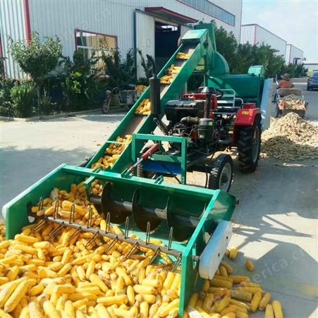 鲁丰 玉米脱粒机 自动上料带装车玉米脱粒机 生产 厂家