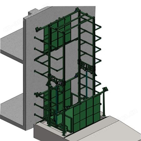 电动升降货梯 导轨升降机 鲁鑫SJH1-11.5 固定液压升降平台