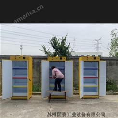 武汉GUSAI易燃品毒害品储存柜 按健式 定时自动排风设定