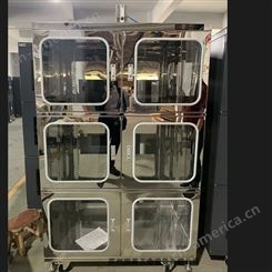 天津不锈钢氮气柜来单定制 采用双镜面材质 用于百级无尘间