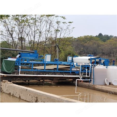 生活污水处理 江西带式压滤机 实体厂家生产泥浆压滤机