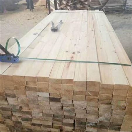 呈果木业白松板材木方建筑木方建筑木材厂家直供
