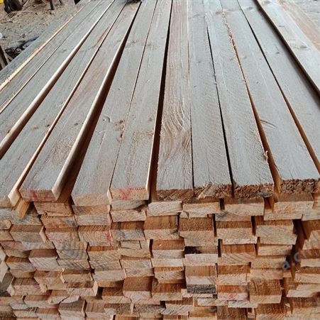 实木建筑木方加工厂 建筑木方常用木方尺寸_呈果木业