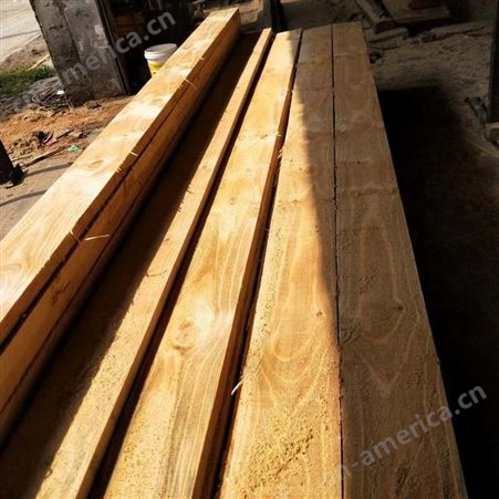 木方加工厂家加工定制5x9铁杉建筑木方批发质优价廉