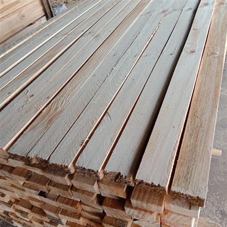 木方价格建筑木方 呈果木业4x8木方 白松方木加工厂家