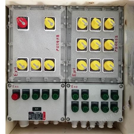 BXMD51-16/10K25电动阀防爆照明动力箱 碳钢焊接防爆电气控制柜