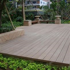 陕西本色塑木地板户外木塑地板阳台露台花园室外防水庭院防腐木朔木地板