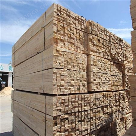 建筑木方 多规格定制建筑用木方价格4米辐射松木方批发