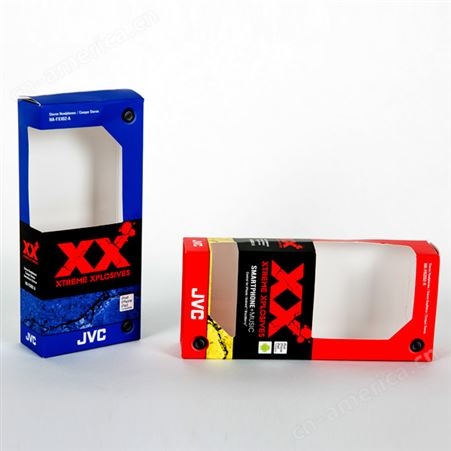 日本JVC耳机彩盒印刷、卡纸盒印刷