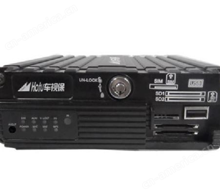 车视保HT-6605B北斗/GPS部标视频车载定位终端4G双卡车载录像机