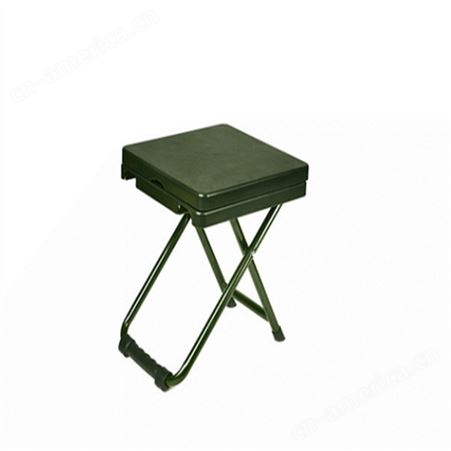 多功能折叠椅 单人多功能学习作业椅 军绿色折叠桌椅
