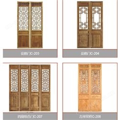 仿古门窗工程 木雕门头门窗 仿古门头门窗设计定制