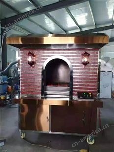 燃气无烟烤鸭炉 电烤鸭炉 烤鸭吊炉 挂炉果木方形烤鸭炉子 可定制