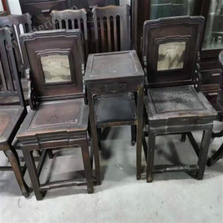 浦东新区老柚木家具收购  老红木家具回收