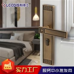 利德仕欧式白卧室房门锁现代简约木门锁具执手室内锁