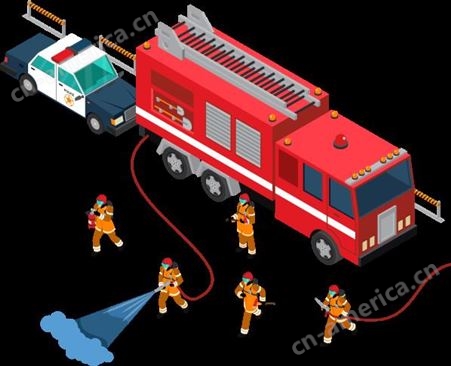 三棱消防检测报警系统 社区消防管理平台 火灾监管一体化