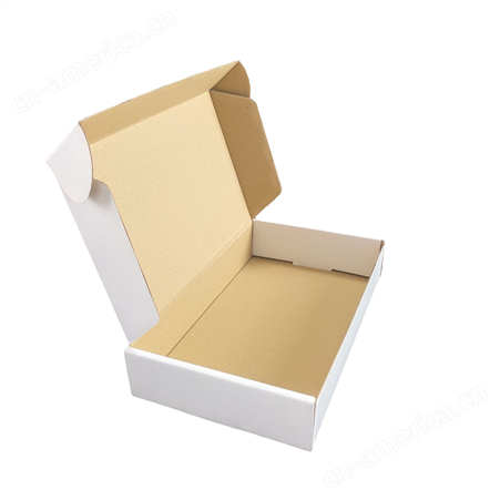 彩色印刷服装袜子飞机盒黄色双面彩印瓦楞纸快递包装盒彩盒加强坑
