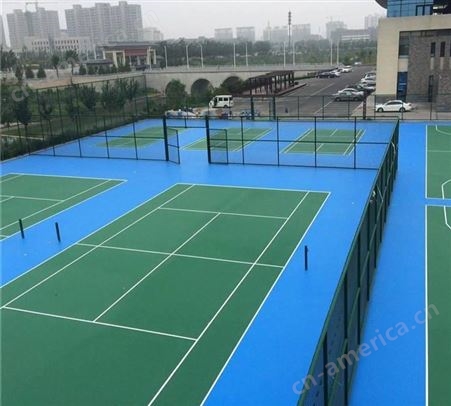 丙烯酸球场 羽毛球场面层 广西省来宾市金秀 行情丙烯酸球场材料