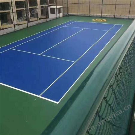 丙烯酸球场 羽毛球场面层 广西省来宾市金秀 行情丙烯酸球场材料