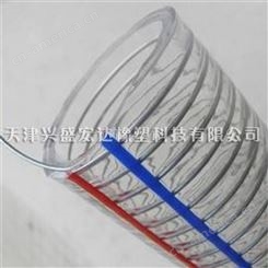 透明PVC钢丝管 加厚耐油耐酸碱钢丝管生产厂家