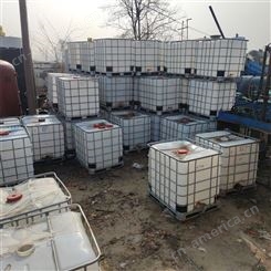 吨桶  二手白色方形吨桶 便宜处理 二手PE塑料吨桶