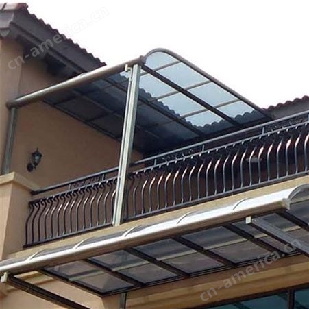 铝合金露台雨棚 铝合金阳台雨棚 铝合金阳台遮雨棚 铝合金雨棚 高强度铝合金