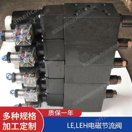 温纳电磁节流阀LEH-F20D-B,LE-H20D-B,LEH-H20D-B节流阀厂家