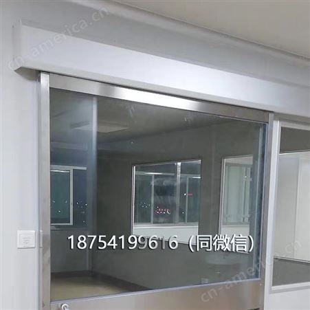 江西宜春重症监护室门 ICU室门 不锈钢门框加钢化玻璃