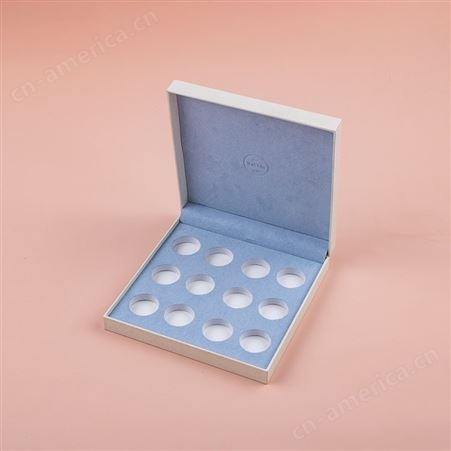 冠琳包装盒定制眼影盒 12色高档眼影包装纸盒 定制翻盖化妆品盒