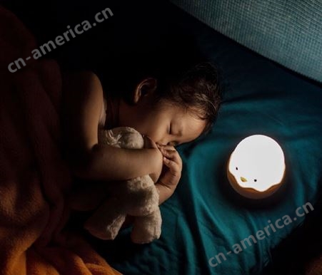 蛋壳鸡硅胶拍拍小夜灯 智能人体感应灯充电led小夜灯家用  创意起夜婴儿喂奶灯不倒翁卡通床头小夜灯