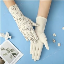 夏季防晒手套 生产 棉质睡眠手套 弹力防紫外线手套