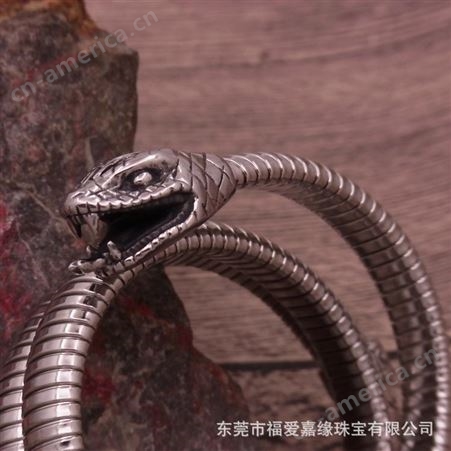 搭配手饰钛钢蛇弹簧手镯 装饰品公司订单定做 不锈钢来版加工