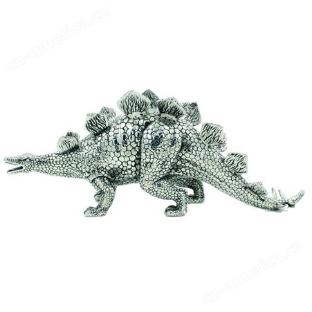 东莞金属倒模厂企业定制 304不锈钢恐龙摆件 复古钛钢饰品加工