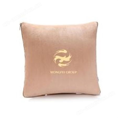 红素抱枕被定做 免费设计logo 300件起订不单独零售