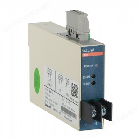 安科瑞BD-AI2单相交流电流变送器 输入0-5 输出2路4-20MA
