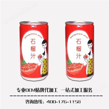 罐装杨梅汁 易拉罐饮料oem贴牌代加工 剂型定制 配方定制  山东康美