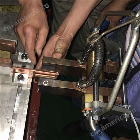 QDN钎焊机 移动焊枪钳式钎焊机设备 电机铜排电阻钎焊机厂家