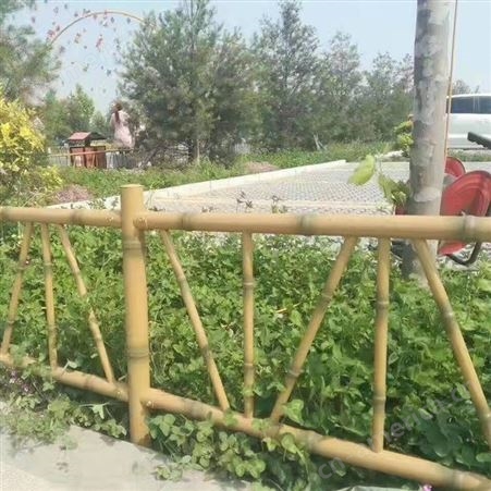 奥焱 仿竹花草围栏 农村建设用仿竹护栏 欢迎致电
