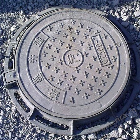400-500铸铁篦子轻型铸铁井盖 污水井盖 圆形铸铁井盖