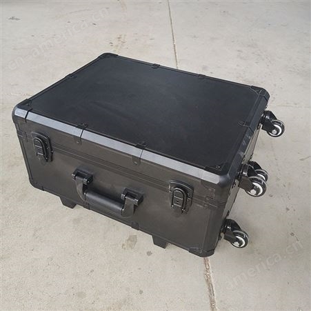 工具箱 黑色铝合金箱包  仪表仪器箱 手提铝箱
