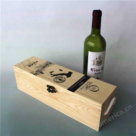 白酒木包装盒 实木酒盒 规格齐全 晨木