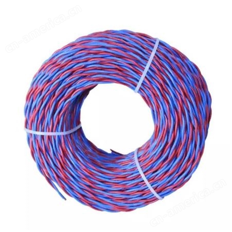 远东电缆 红蓝铜芯双绞线通讯电缆信号线ZC-RVS 2*1.5